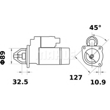 MS 401 MAHLE Стартер