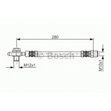 1 987 481 082 BOSCH Тормозной шланг