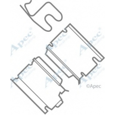 KIT1014 APEC Комплектующие, тормозные колодки