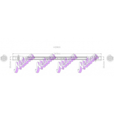 H3903 Brovex-Nelson Тормозной шланг