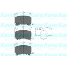 KBP-4520 KAVO PARTS Комплект тормозных колодок, дисковый тормоз