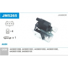 JM5265 JANMOR Катушка зажигания
