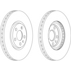 DDF1165-1 FERODO Тормозной диск