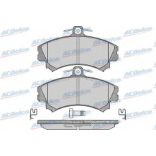 AC738081D AC Delco Комплект тормозных колодок, дисковый тормоз