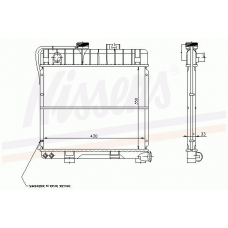 60687 NISSENS Радиатор, охлаждение двигателя