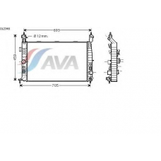 OL2348 AVA Радиатор, охлаждение двигателя