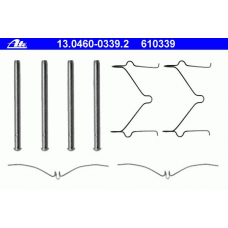 13.0460-0339.2 ATE Комплектующие, колодки дискового тормоза