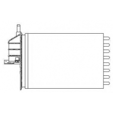 53610 NRF Теплообменник, отопление салона