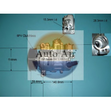 14-1253 AUTO AIR GLOUCESTER Компрессор, кондиционер