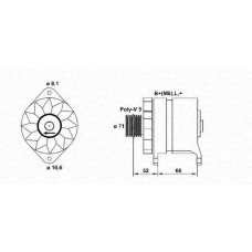 943356279010 MAGNETI MARELLI Генератор