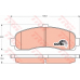 GDB1059 TRW Комплект тормозных колодок, дисковый тормоз