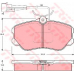 GDB1095 TRW Комплект тормозных колодок, дисковый тормоз