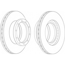 FCR145A FERODO Тормозной диск