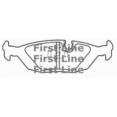 FBP1447 FIRST LINE Комплект тормозных колодок, дисковый тормоз