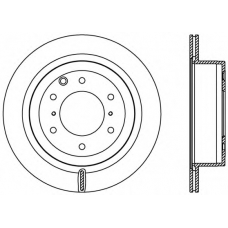 BDR2405.20 OPEN PARTS Тормозной диск