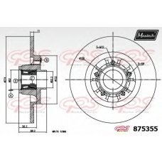 875355.6885 MAXTECH Тормозной диск