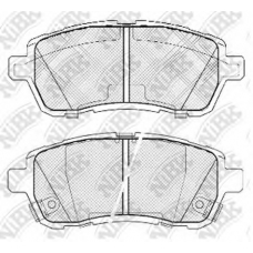 PN5544 NiBK Комплект тормозных колодок, дисковый тормоз