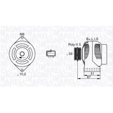 063532634010 MAGNETI MARELLI Генератор