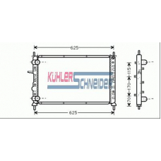 1700471 KUHLER SCHNEIDER Радиатор, охлаждение двигател