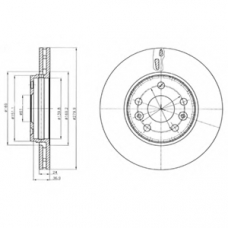 BG4317C DELPHI Тормозной диск