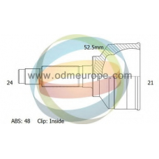 12-120673 ODM-MULTIPARTS Шарнирный комплект, приводной вал