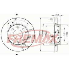 BD-3248 FREMAX Тормозной диск