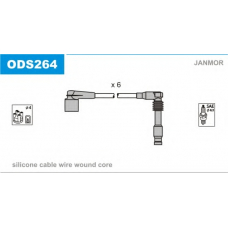 ODS264 JANMOR Комплект проводов зажигания
