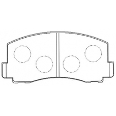 PN-3115 JNBK Колодки тормозные