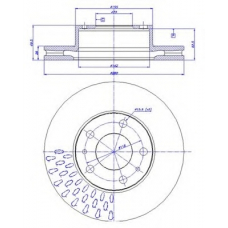 142.1409 CAR Тормозной диск