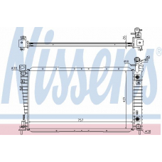 62068A NISSENS Радиатор, охлаждение двигателя