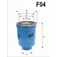 WF8058 QUINTON HAZELL Фильтр топливный