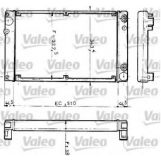 810953 VALEO Радиатор, охлаждение двигателя