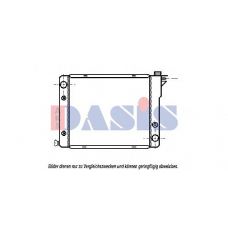 160190N AKS DASIS Радиатор, охлаждение двигателя