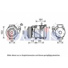 851993N AKS DASIS Компрессор, кондиционер