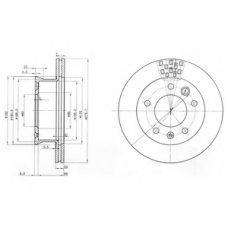 BG3236C DELPHI Тормозной диск