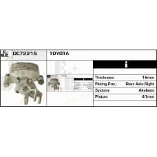 DC72215 EDR Тормозной суппорт