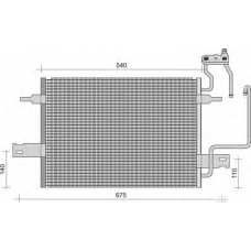 350203249000 MAGNETI MARELLI Конденсатор, кондиционер