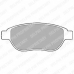 LP1653 DELPHI Комплект тормозных колодок, дисковый тормоз