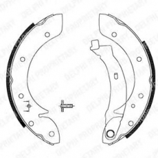 LS1830 DELPHI Комплект тормозных колодок