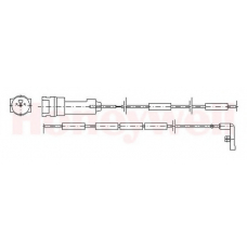 581341 BENDIX Сигнализатор, износ тормозных колодок