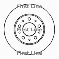 FBD034 FIRST LINE Тормозной диск