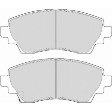 FD6898A NECTO Комплект тормозных колодок, дисковый тормоз