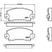 MDB2485 MINTEX Комплект тормозных колодок, дисковый тормоз
