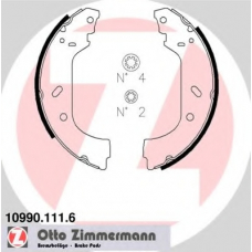 10990.111.6 ZIMMERMANN Комплект тормозных колодок