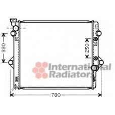 53002478 VAN WEZEL Радиатор, охлаждение двигателя