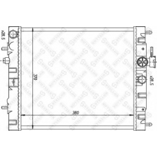 10-25984-SX STELLOX Радиатор, охлаждение двигателя