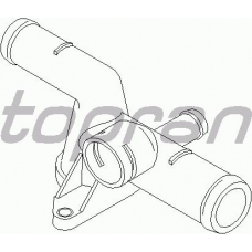 108 198 TOPRAN Фланец охлаждающей жидкости