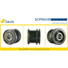 SCP90199.1 SANDO Ременный шкив, генератор