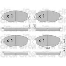 822-536-0 CIFAM Комплект тормозных колодок, дисковый тормоз