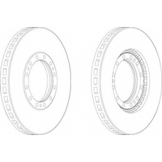 FCR123A FERODO Тормозной диск